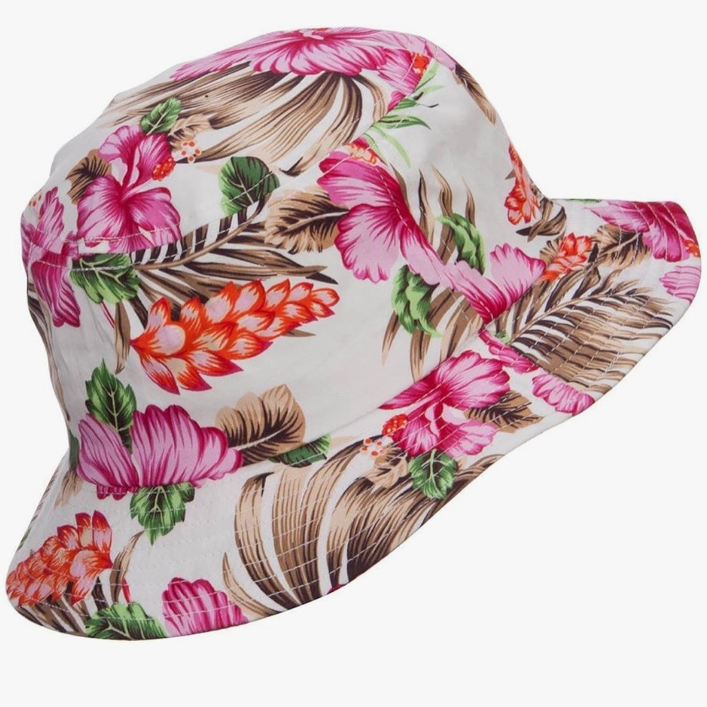 Floral Pink Bucket Hat